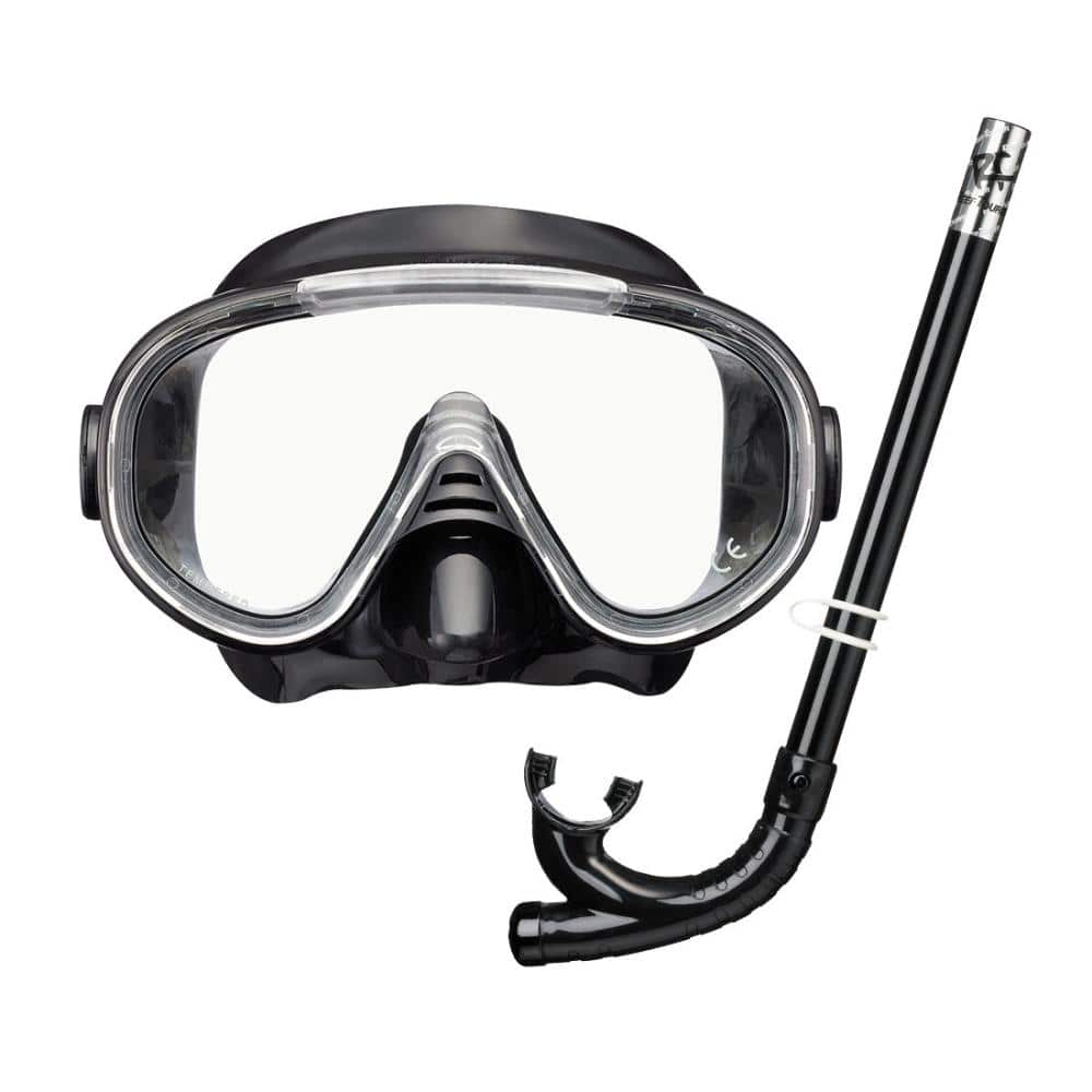 タバタ　リーフツアラー　シュノーケリングセット２点　大人用　ブラック