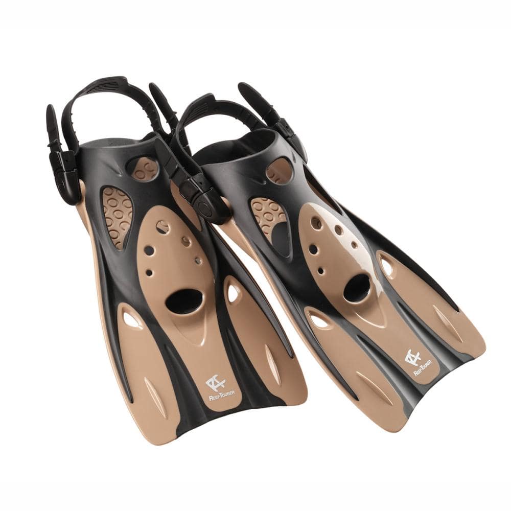 タバタ　リーフツアラー　軽量ストラップフィン　Ｌ　タン