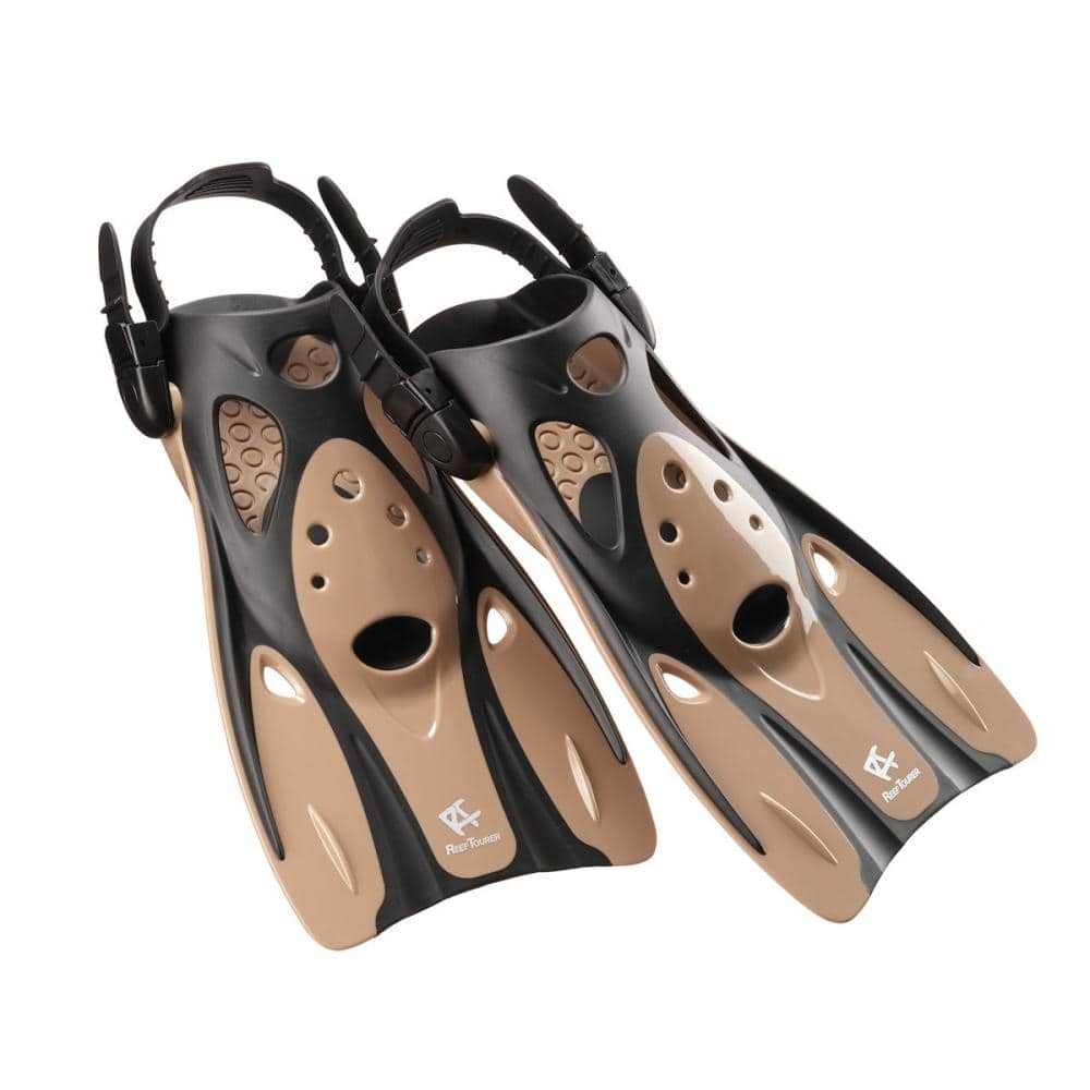 タバタ　リーフツアラー　軽量ストラップフィン　Ｍ　タン