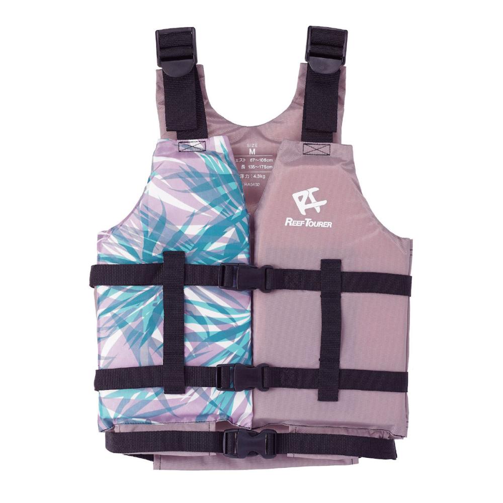 タバタ　リーフツアラー　シュノーケリングベスト　スリム　Ｍ　スモークピンク