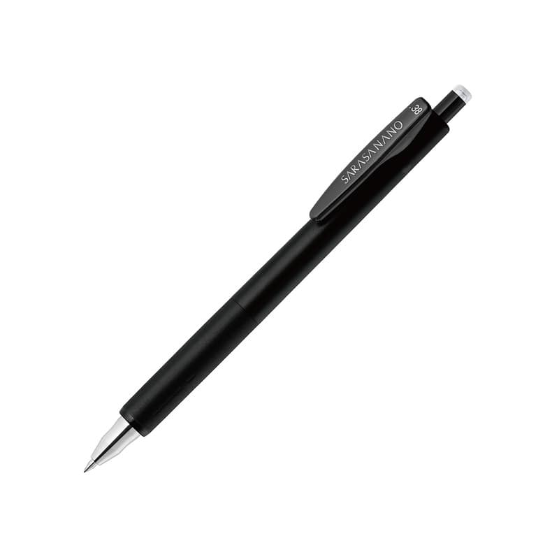 ゼブラ　サラサナノ　０．３８　黒