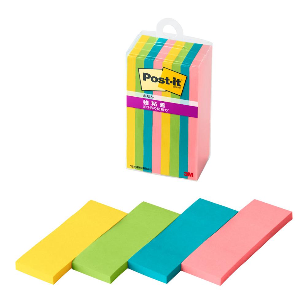ポストイット強粘着ふせん　マルチカラー８