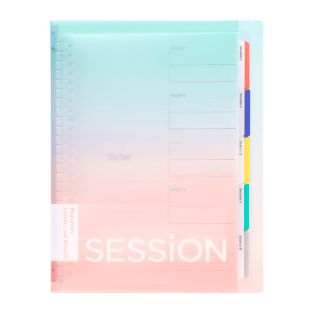 マルマン　Ｂ５　バインダー　セッション　グラデ