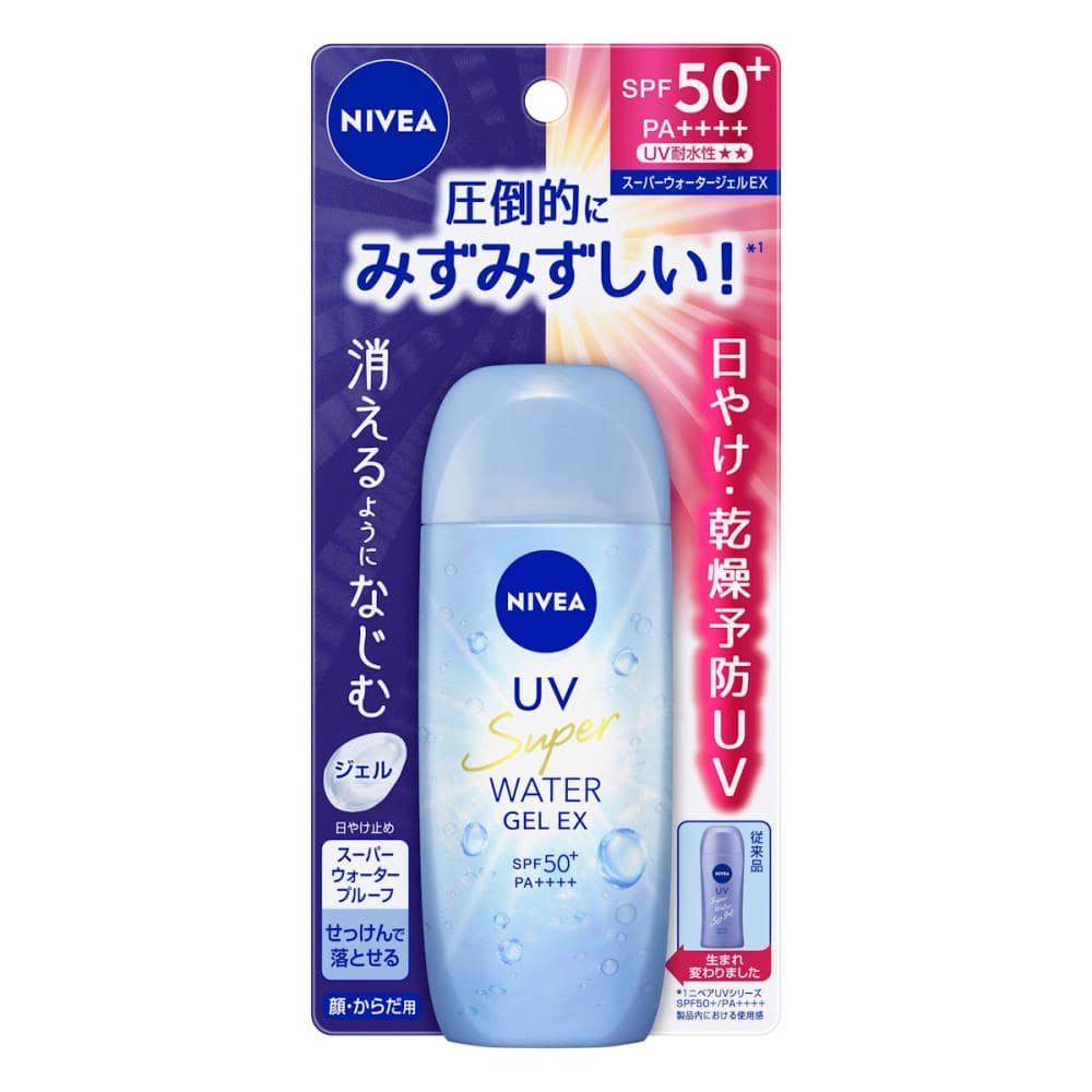 花王　ニベアＵＶ　ウォータージェルＥＸ　８０ｇ