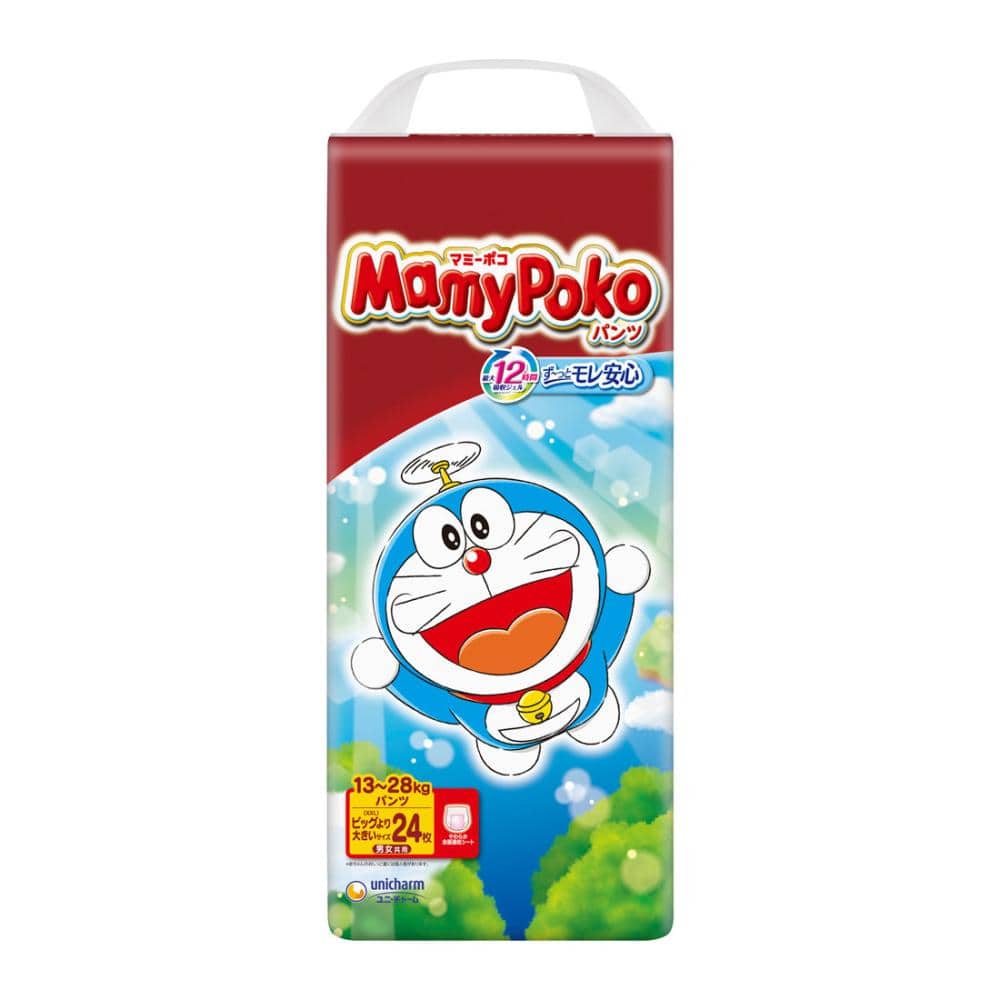 ユニ・チャーム　マミーポコパンツ　ドラえもん　ＢＩＧより大きい　２４枚