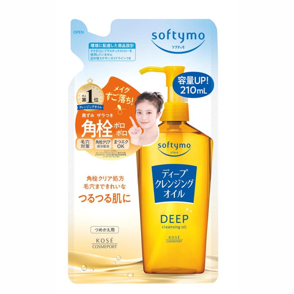 コーセーコスメポート　ソフティモ　ディープ　クレンジングオイル　詰め替え用　２１０ｍＬ