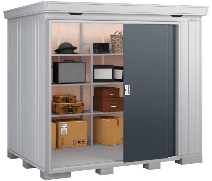 イナバ　フォルタプラス　ＦＰ－２６１８ＨＴＣＧ　チャコールグレー　多雪　約幅２．６×奥行１．７９ｍ