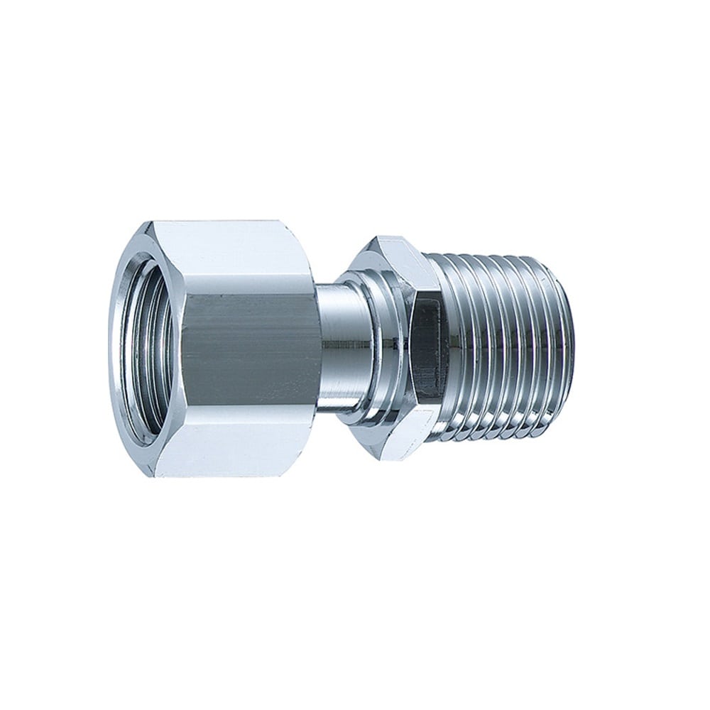 ＳＡＮＥＩ（サンエイ）片ナット付アダプター　ナット回転式　パッキン付　呼び２０　Ｔ８４－２０