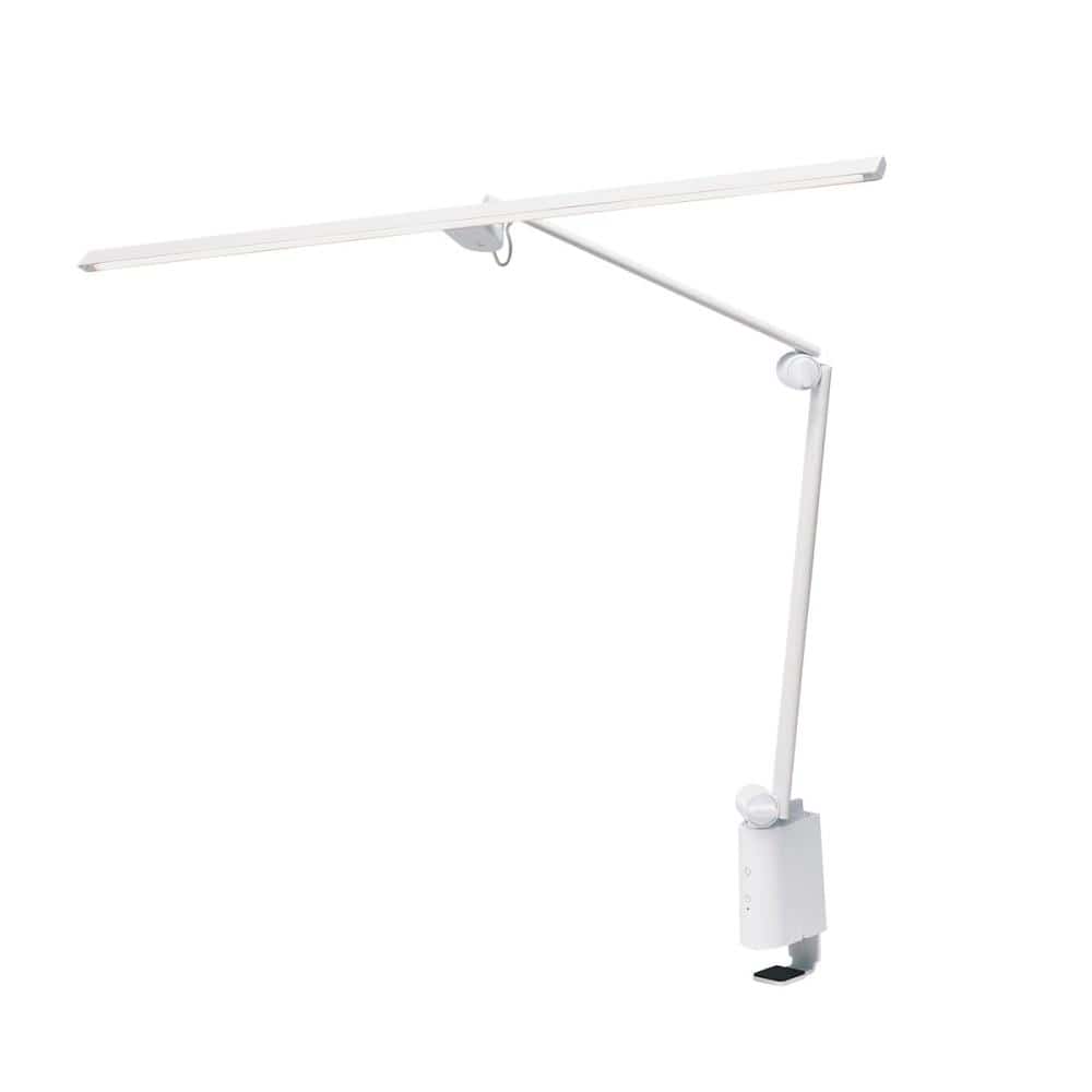 ユアサプライムス　ワイドＬＥＤデスクライト　クランプ式　ホワイト　ＬＧＤ－Ａ３３３２　Ｗ