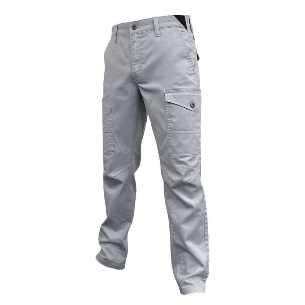 Ｋ＋ＷＯＲＫＳ　ストレッチＴＣカーゴ　股下７０ｃｍ　グレー　ＬＬ