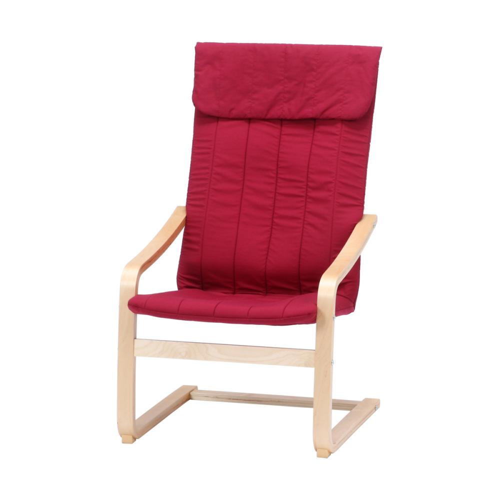 リラックスチェアー　スリム　ワインレッド　ＣＤ８４２９３