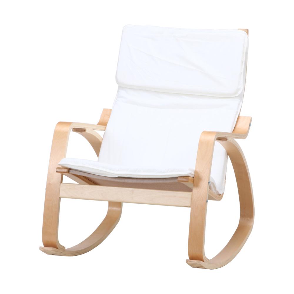 不二貿易　リラックスチェアー　スリム　ロッキングタイプ　アイボリー　ＣＤ４０８１７