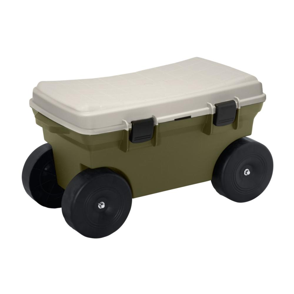 グリーンパル　フィールドカート　腰掛移動椅子　オリーブグリーン