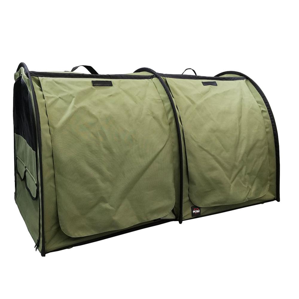 ペットアイ　ポータブルケージＷ　カーキ