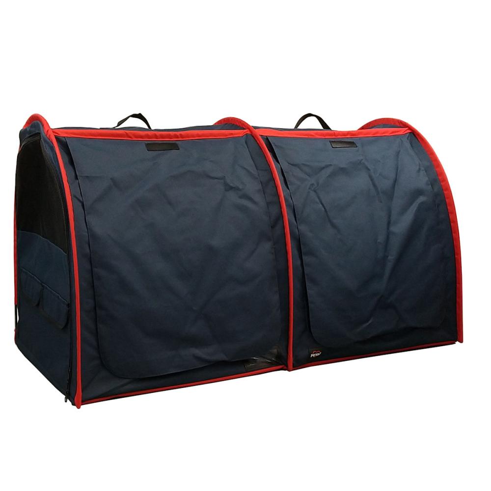 ペットアイ　ポータブルケージＷ　ネイビー