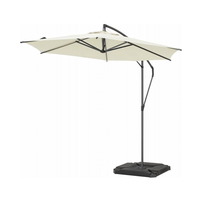 タカショー　ＥＧプッシュハンギングパラソル　２．５ｍ　オフホワイト　ＳＨＲ－Ｈ０５Ｗ