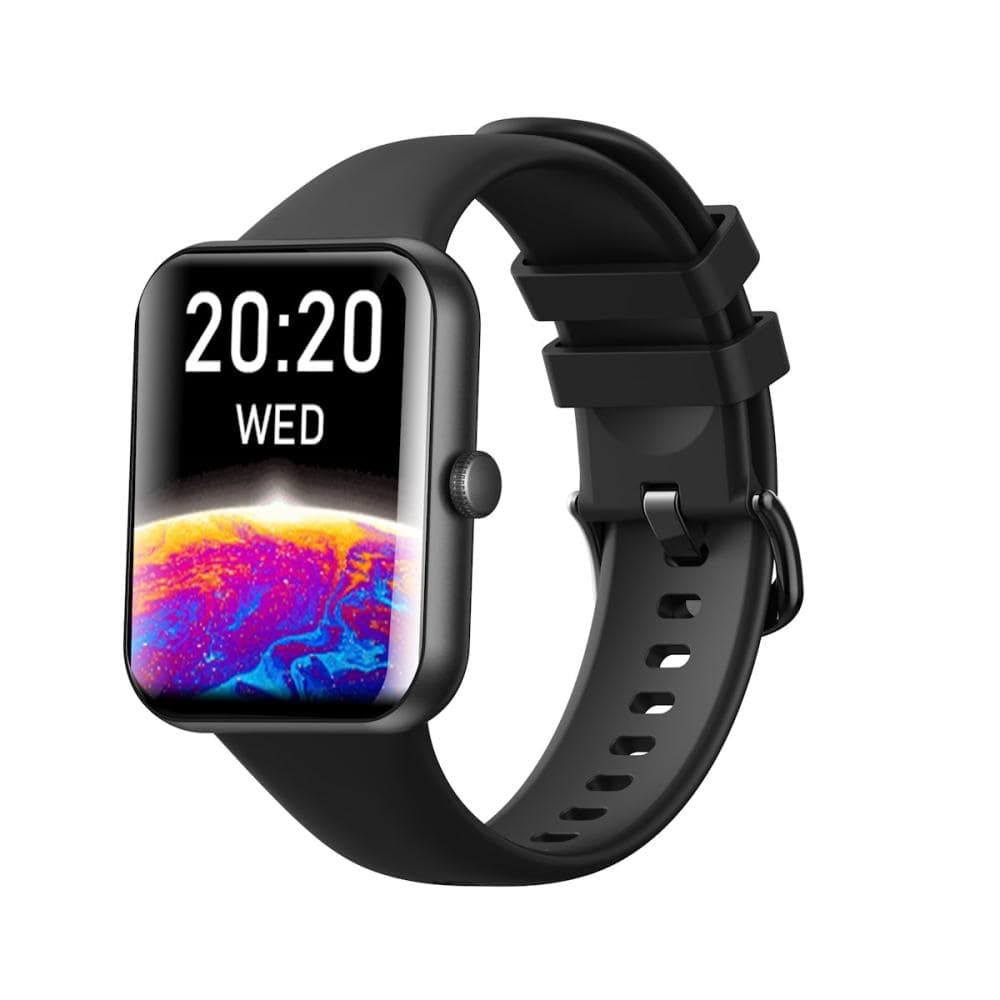 アリアス　スマートウォッチ　フルタッチパネル　角型　ブラック