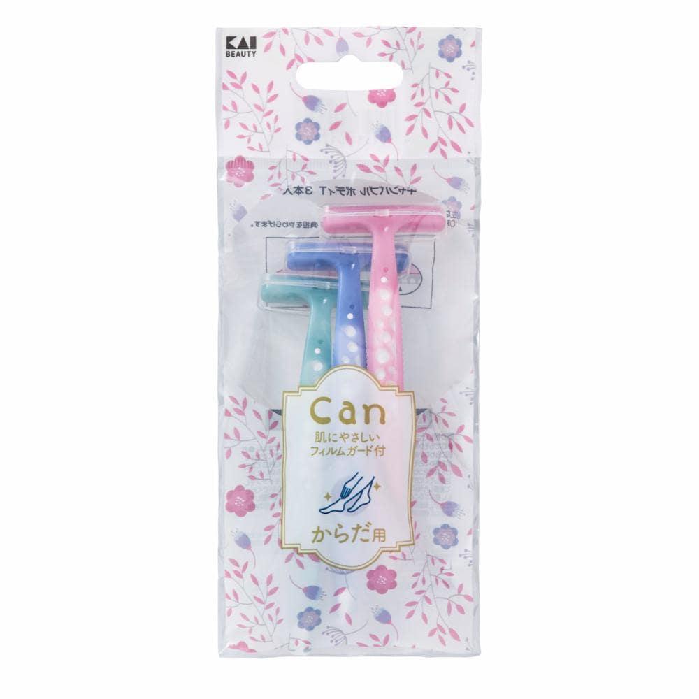 貝印　キャンバブル　ボディ用　Ｔ型　３本入り