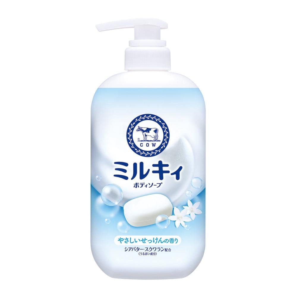 牛乳石鹸　ミルキィ　ボディソープ　やさしいせっけんの香り　本体　５００ｍＬ