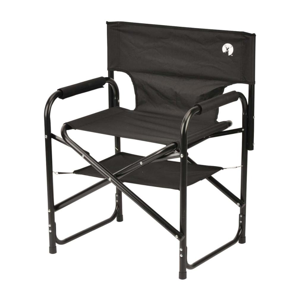 キャプテンスタッグ　棚モック付　アルミディレクターチェア　ＢＫＵＣ１８８０