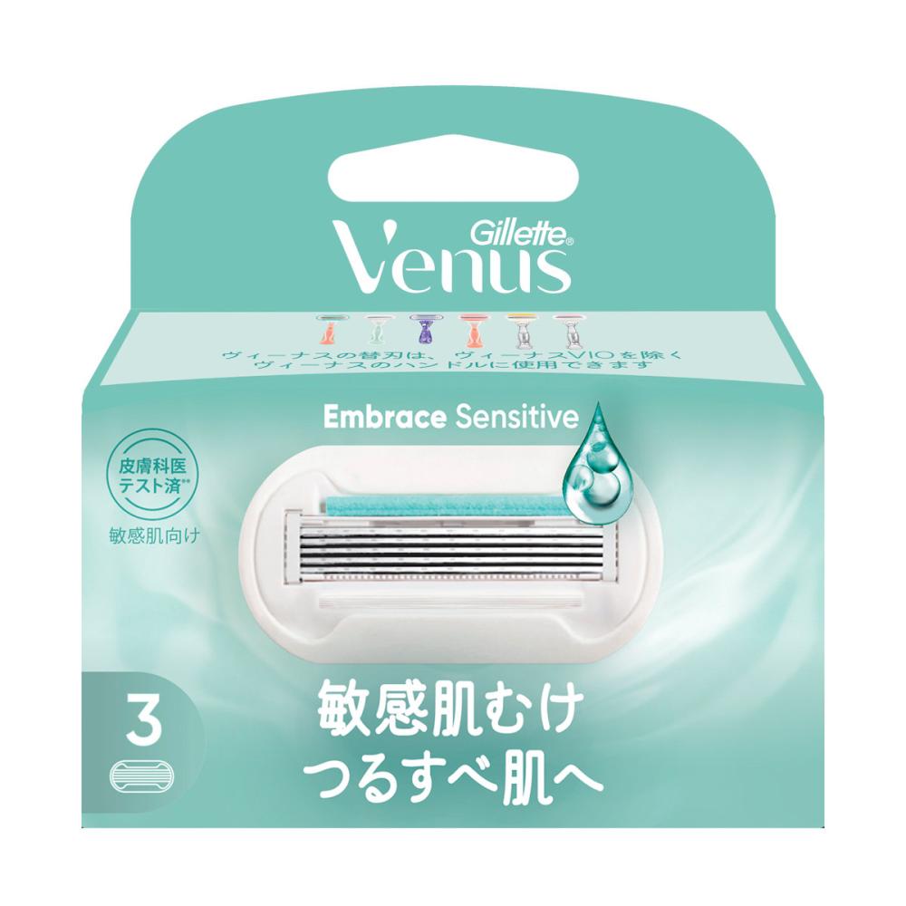 Ｐ＆Ｇ　ジレット　ヴィーナス　敏感肌むけ　替刃３個入り