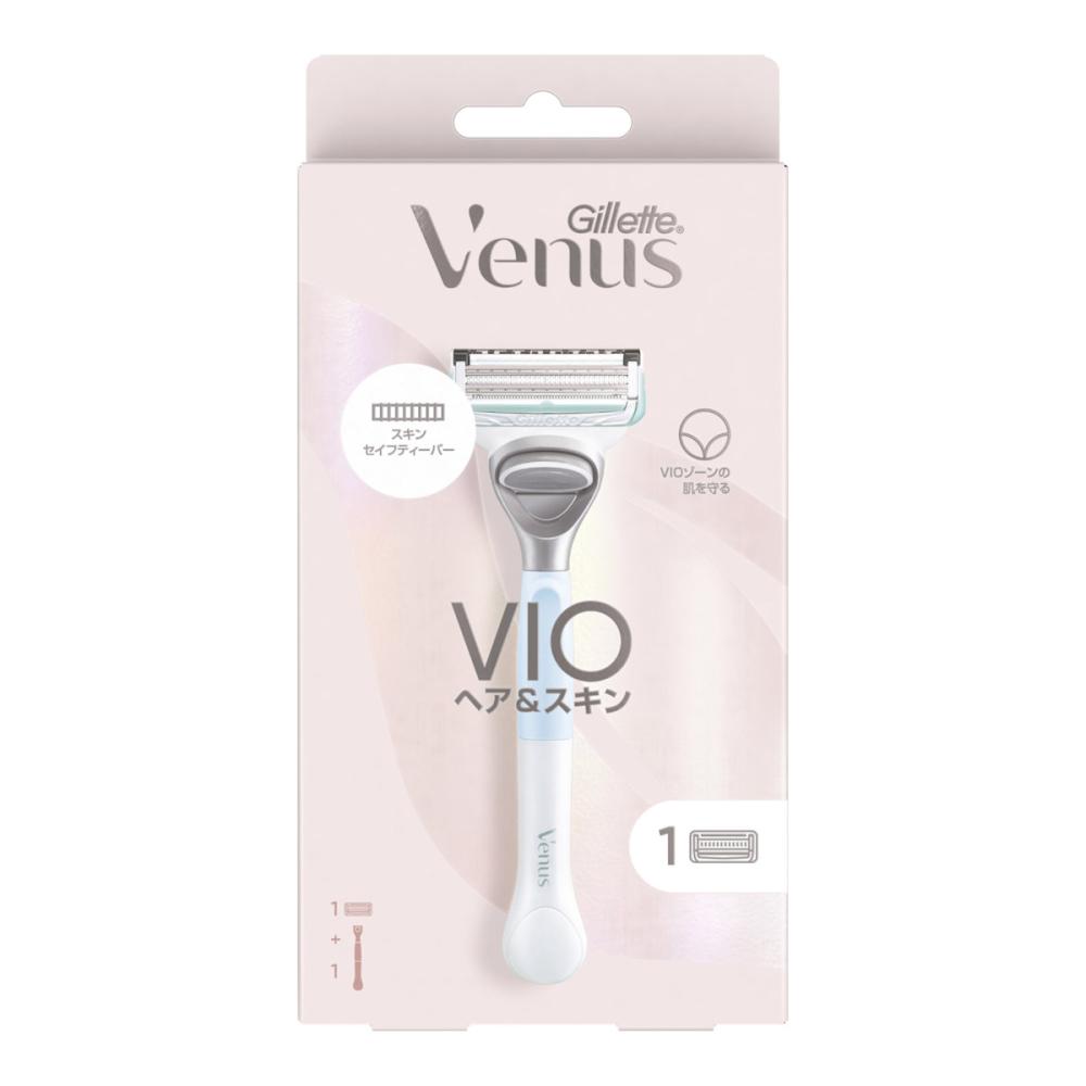 Ｐ＆Ｇ　ジレット　ヴィーナス　ＶＩＯヘア＆スキン　カミソリホルダー＋替刃１個
