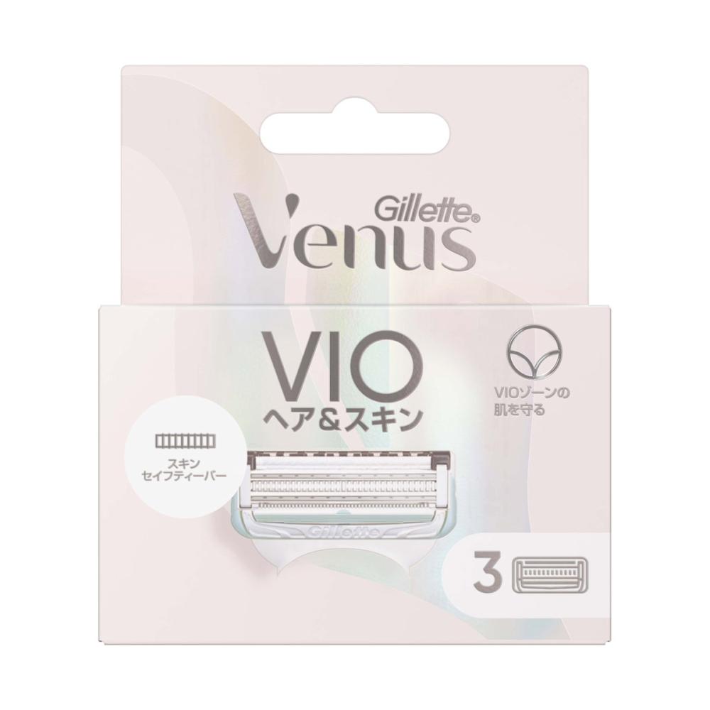 Ｐ＆Ｇ　ジレット　ヴィーナス　ＶＩＯヘア＆スキン　カミソリ　替刃３個