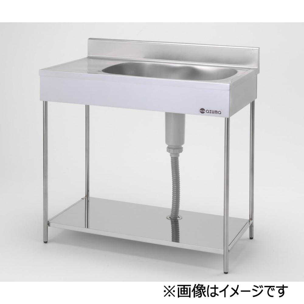 東製作所　業務用厨房機器　ポータブルシリーズ　一槽水切りシンク　ＥＫＰＭ１－１０００Ｒ