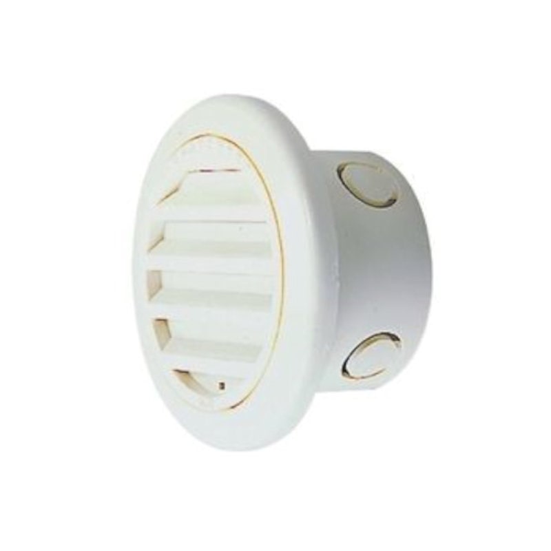 ＰＣ丸型ガラリ　直径１５０ｍｍ　ＷＧ