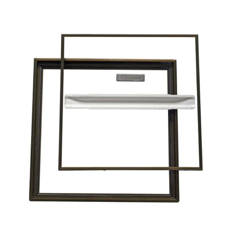 桟レス床点検口　４５０ｍｍ　ブロンズ　ＹＳＴ４５０Ｂ