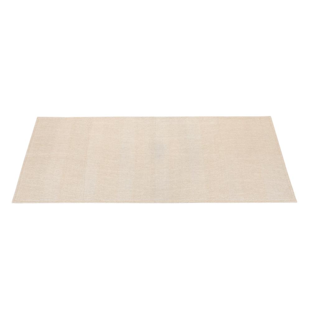 アテーナライフ　撥水１畳マット　ヘリンボーン　ベージュ　８８×１８０ｃｍ