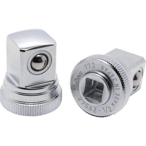 コーケン　Ｚ－ＥＡＬ　クイックスピンナーアダプター　差込角６．３５ｍｍ　凸１２．７ｍｍＳＱ．＿