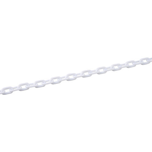 緑十字　プラスチックチェーン　白　ＰＴ－６３０Ｗ　長さ３０ｍ　線径６ｍｍΦ　ポリエチレン＿