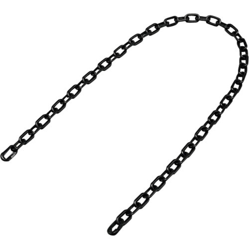 緑十字　プラスチックチェーン　黒　ＰＴ－６１２ＢＫ　長さ１．２ｍ　線径６ｍｍΦ　ポリエチレン＿