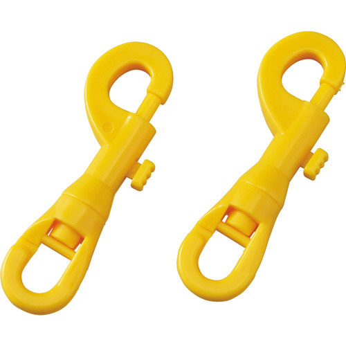 緑十字　プラスチックチェーン用ジョイント　黄　ＳＮＰ－Ｙ　全長９９ｍｍ　対応線径：１０／１２ｍｍ以下＿