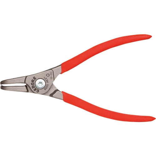 ＧＥＤＯＲＥ　面接触スナップリングプライヤー　軸用曲型　８０００　ＡＥ０１　１９‐６０ｍｍ＿