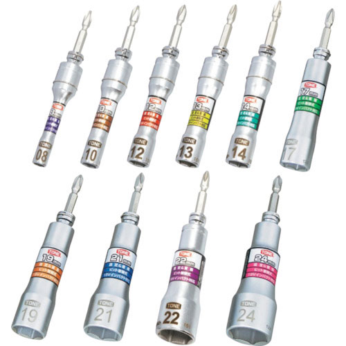 ＴＯＮＥ　差替式ユニバーサルビットソケットセット　１８Ｖインパクト対応＿