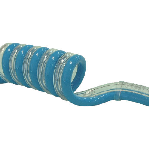 チヨダ　スパイラルチューブ　マルチスパイラル　外径１０ｍｍ／使用範囲７３９ｍｍ　透明、青＿