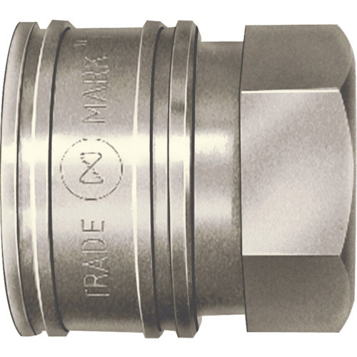 日東　ＴＳＰカプラ　鋼鉄製（おねじ取付用ソケット）　相手側Ｒ１／４（００８３６）＿