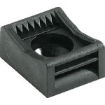 ＨＥＢＯＴＥＣ　フックアンドループバンド１０ｍｍ幅　ベース固定具　ケーブル径４－２０ｍｍ　Ｍ４ねじ止＿