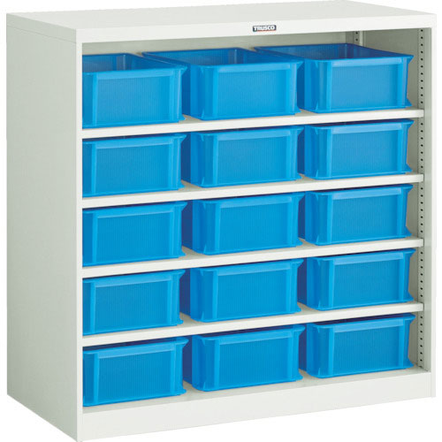 ＴＲＵＳＣＯ　パーツケース　バンラックケースＣＦ型　ＴＳＫ－９１０ＢＸ１５個付＿