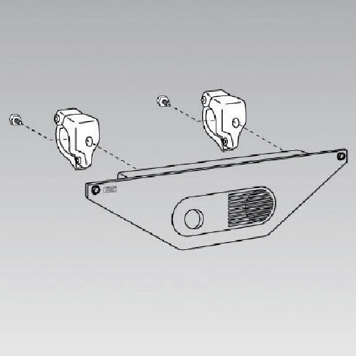 ユニット　トークナビ穴開きクランプ２個組＿