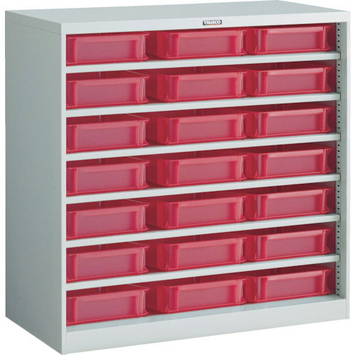 ＴＲＵＳＣＯ　パーツケース　バンラックケースＣＦ型　ＴＳＫ－６ＲＸ２１個付＿