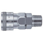 日東　ハイカプラ　鋼鉄製　ニトリルゴムＮＢＲ（ＳＧ）（めねじ取付用ソケット）相手側Ｒｃ３／８　耐圧力＿