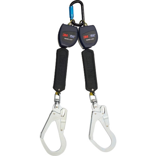 ３Ｍ　ＤＢＩ－サラ　Ｎａｎｏ－Ｌｏｋ　巻取り式ランヤード　ツイン　３１０１７４２　タイプ１＿