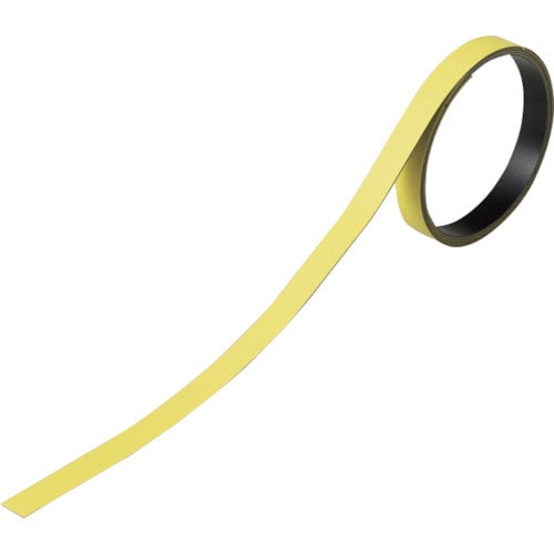 緑十字　テープ状カラーマグネット　黄　マグネ１０Ｙ　１０ｍｍ幅×１ｍ×０．８ｍｍ　３本組＿