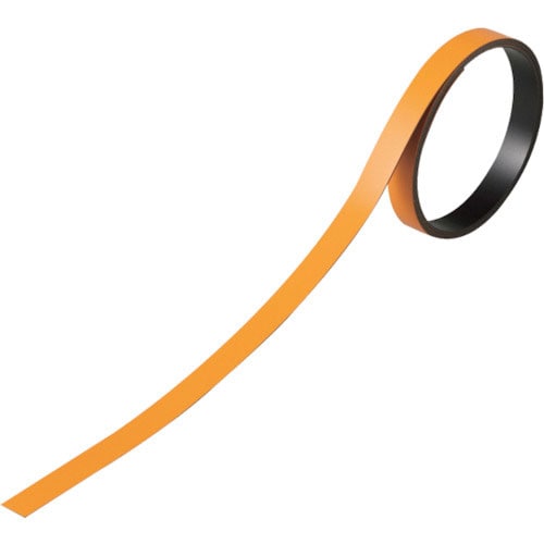 緑十字　テープ状カラーマグネット　オレンジ　マグネ１０ＹＲ　１０ｍｍ幅×１ｍ×０．８ｍｍ　３本組＿