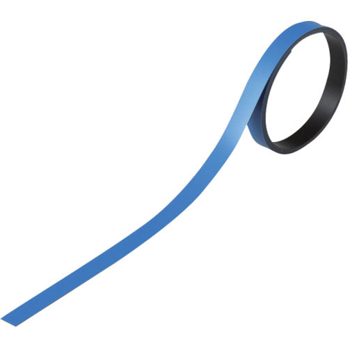 緑十字　テープ状カラーマグネット　青　マグネ１０Ｂ　１０ｍｍ幅×１ｍ×０．８ｍｍ　３本組＿