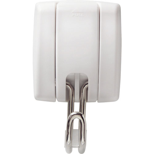 緑十字　簡易着脱マグネットフック　白　耐荷重７ｋｇ　ＭＧ－９４９Ｗ　９１×５４ｍｍ　ＡＢＳ樹脂　ブリ＿