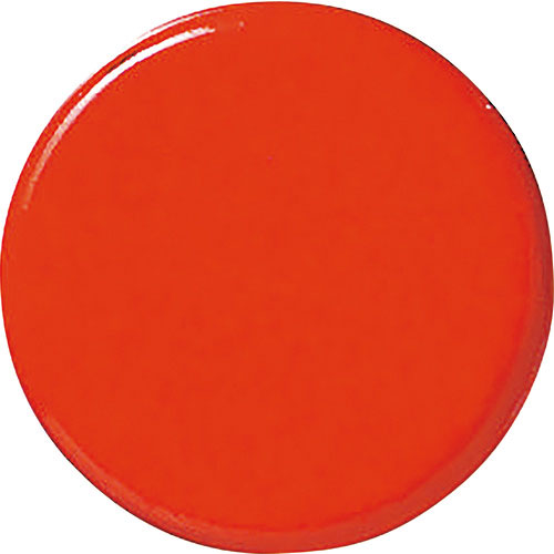 緑十字　強磁力カラーマグネット（ボタン型）　赤　ＷＭＧ－４６１Ｒ　直径１８×９ｍｍ　３個組　両面磁力＿